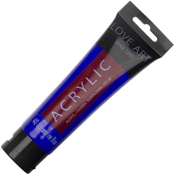 Farba akrylowa LOVEART 100ml - ultramarine 443 - ultramaryna