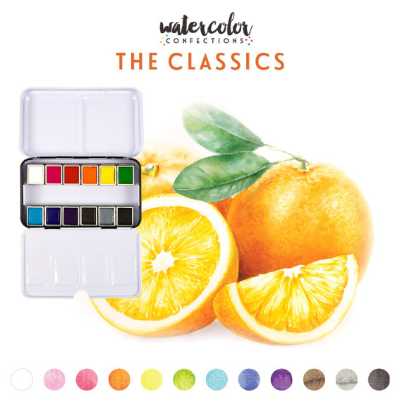 Farba akwarelowa Watercolor Confections - Prima - The Classics 