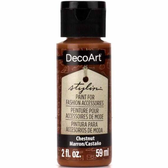 Farba do skóry DecoArt Stylin chestnut 59ml