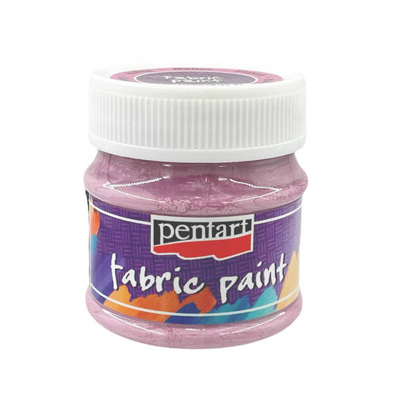 Farba do tkanin - fabric paint - malinowa / raspberry 50ml - Pentart