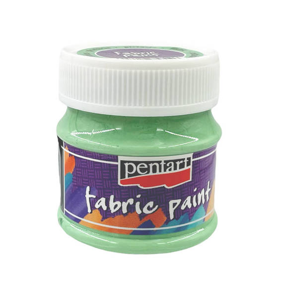 Farba do tkanin - fabric paint - pistacja / pistachios 50ml - Pentart
