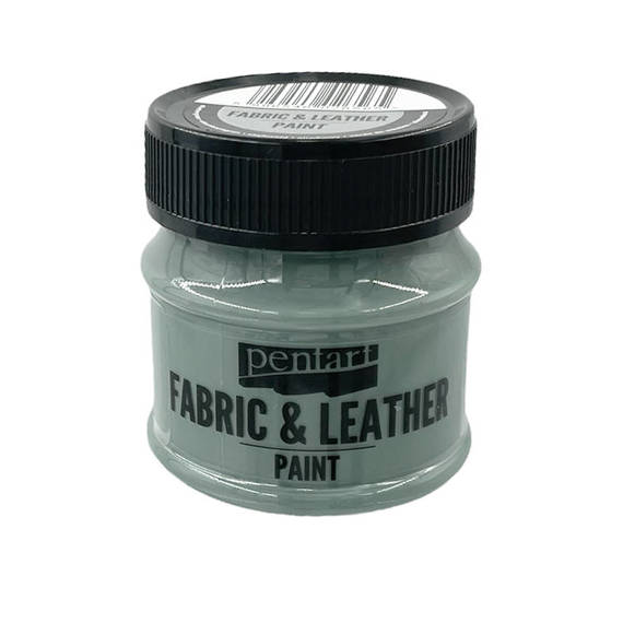 Farba do tkanin i skór - fabric & leather paint - drzewo oliwne / olive-tree green 50ml - Pentart
