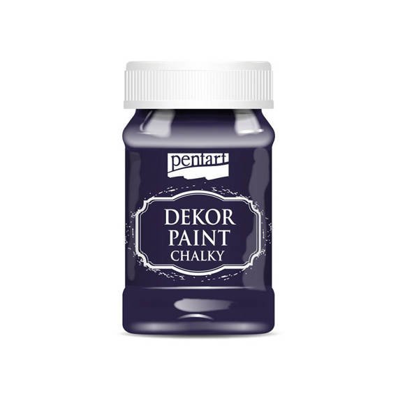 Farba kredowa Dekor Paint bakłażan/eggplant 100ml - Pentart