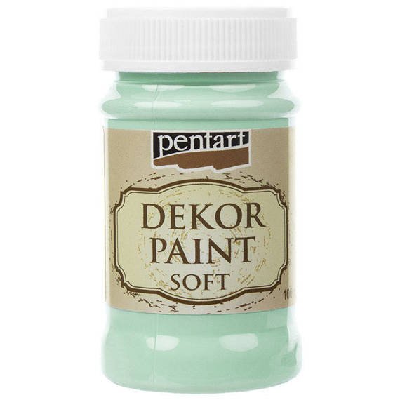 Farba kredowa Dekor Paint zielona mięta/mint 100ml - Pentart