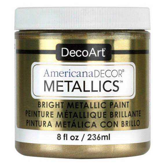 Farba metaliczna Americana Decor Metallics - Champagne Gold 236ml