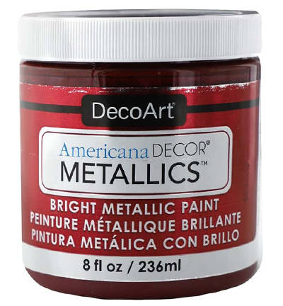 Farba metaliczna Americana Decor Metallics - Garnet 236ml