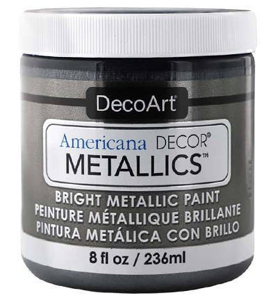 Farba metaliczna Americana Decor Metallics - Obsidian 236ml