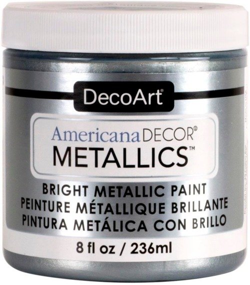 Farba metaliczna Americana Decor Metallics - Silver 236ml