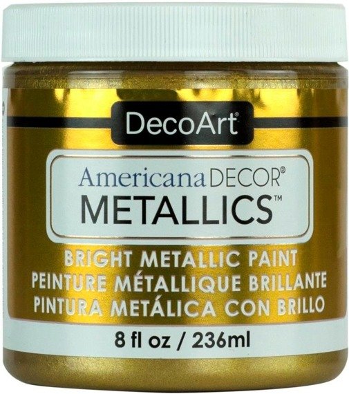 Farba metaliczna Americana Decor Metallics - Vintage Brass 236ml