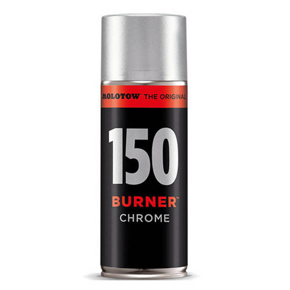 Farba w sprayu Burner Chrome 150ml - Molotow