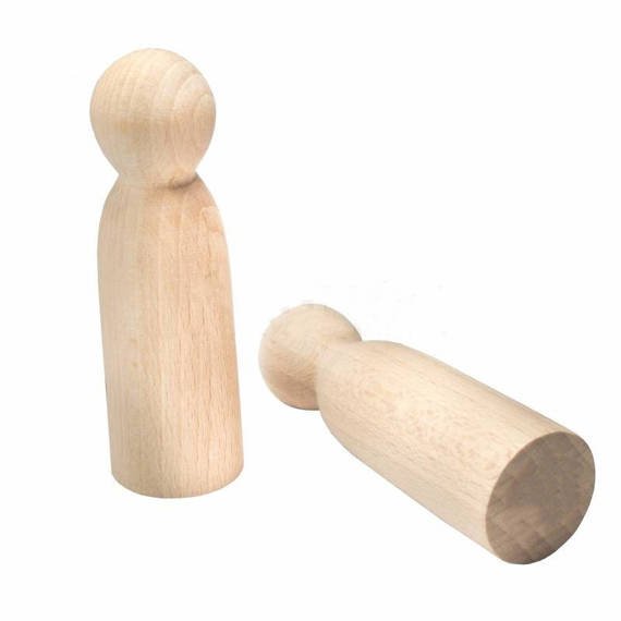 Figurka drewniana PAN - pionek - peg doll 1szt