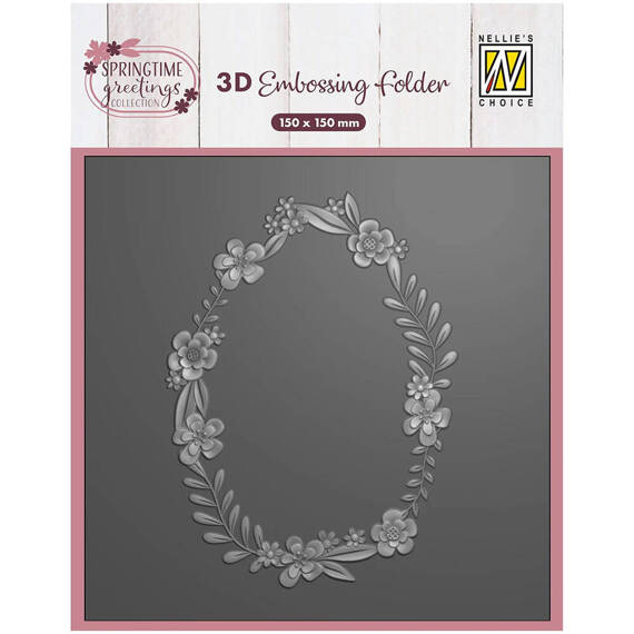 Folder do embossingu - Nellie's Choice - EF3D110 jajko 