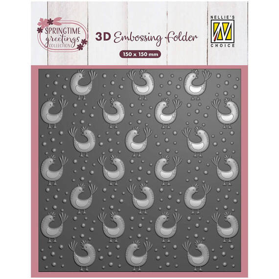 Folder do embossingu - Nellie's Choice - EF3D113 kury