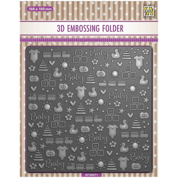Folder do embossingu - Nellie's Choice - EF3D71 Babythings
