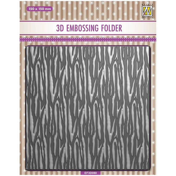 Folder do embossingu - Nellie's Choice - EF3D80 Zebra