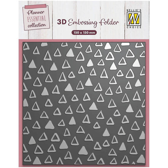 Folder do embossingu - Nellie's Choice - EF3D88 Triangles trójkąty