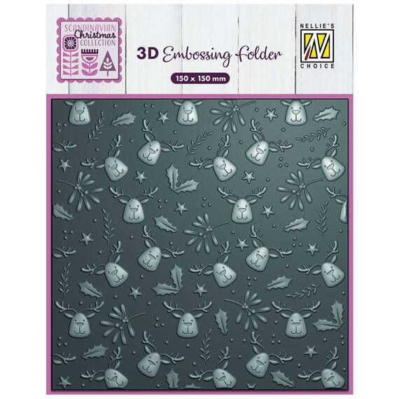 Folder do embossingu - Nellie's Choice - EF3D94 renifery