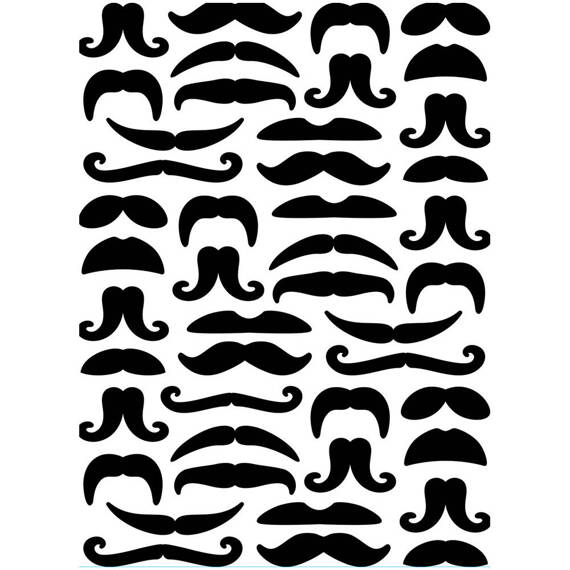 Folder do embossingu - Vaessen Creative - Mustaches wąsy