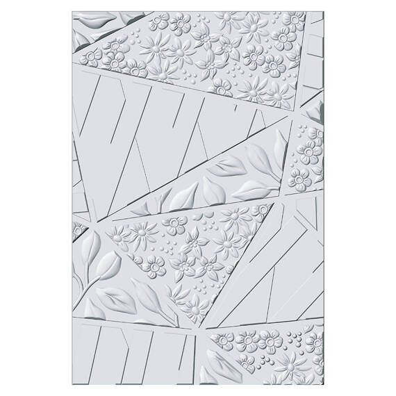 Folder do wytłaczania 3D Textured Impressions Sizzix - Fragmented Floral