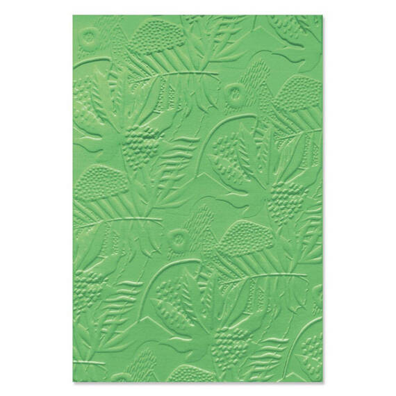 Folder do wytłaczania 3D Textured Impressions Sizzix - Jungle Textures liście tropikalne