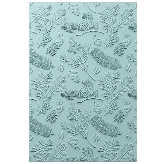 Folder do wytłaczania A5 Textured Impressions Sizzix - Pines by 49 and Market gałązki szyszki