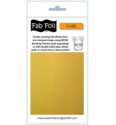 Folia do transferu Fabulous Foil - Wow! - Bright Gold - jasne złoto