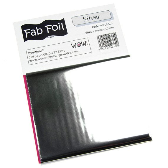 Folia do transferu Fabulous Foil - Wow! - Bright Silver - jasne srebro