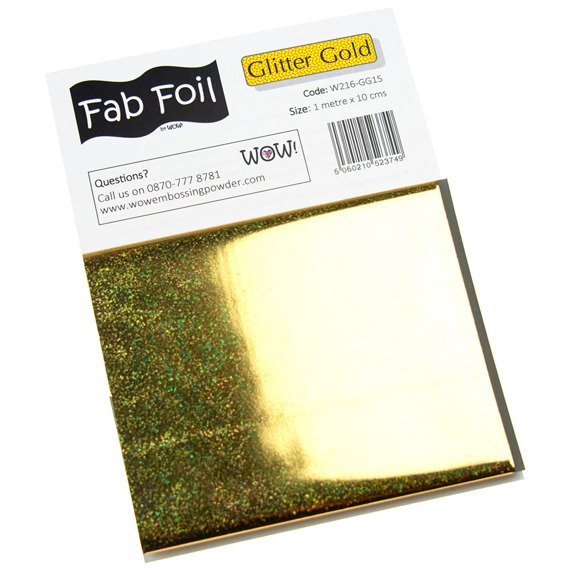 Folia do transferu Fabulous Foil - Wow! - Glitter Gold - brokatowe złoto