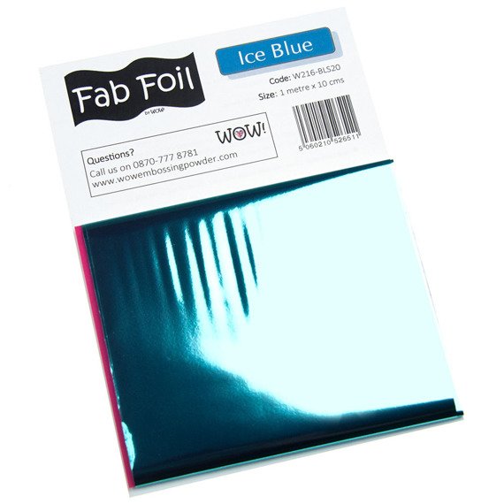 Folia do transferu Fabulous Foil - Wow! - Ice Blue - lodowy niebieski