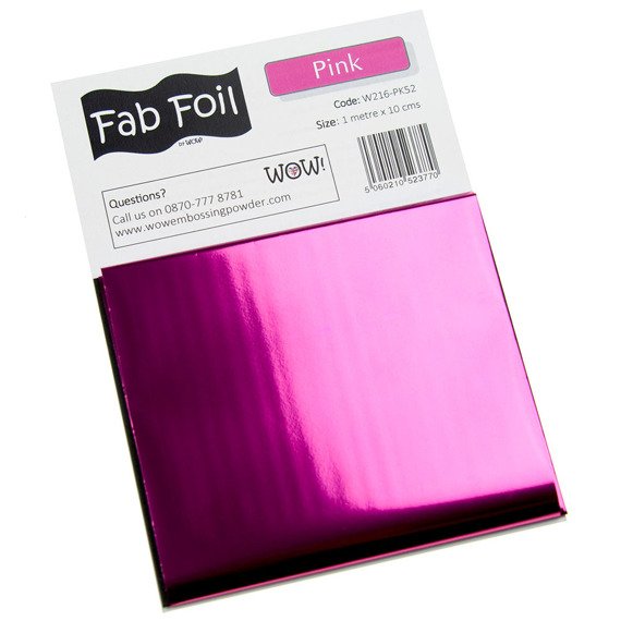 Folia do transferu Fabulous Foil - Wow! - Pink - różowa