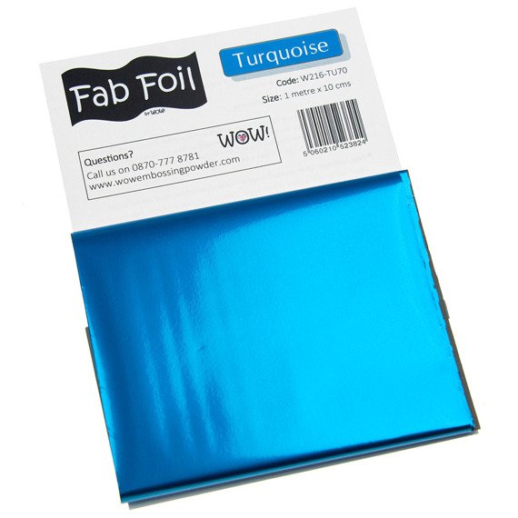 Folia do transferu Fabulous Foil - Wow! - Turquoise - turkus