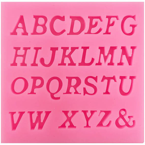 Foremka silikonowa - alfabet 