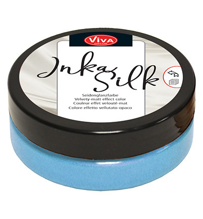 Inka Silk - Pacific - Viva Decor - niebieska
