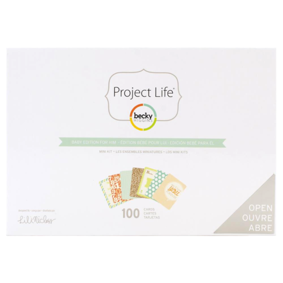Karty Project Life Mini Kit - Baby - For Him