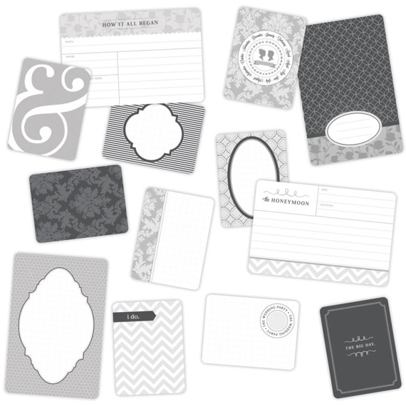 Karty do Project life - Wedding edition - American Crafts - karty w tematyce ślubnej