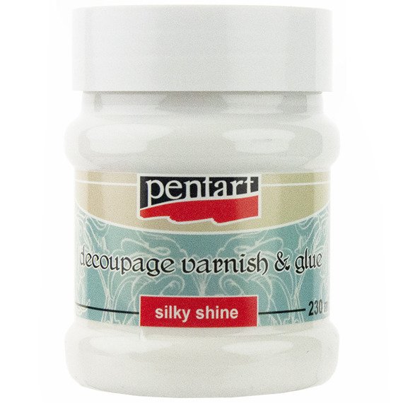 Klej i lakier do decoupage varnish and glue satynowy/silky shine 230ml - Pentart