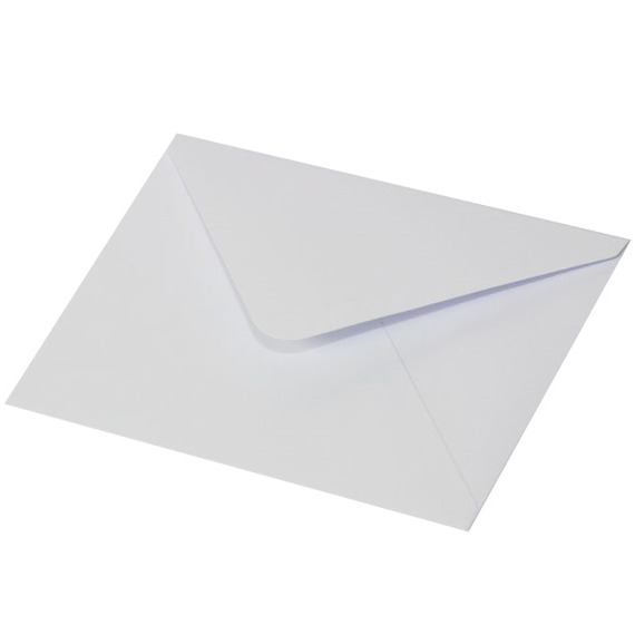 Koperta do kartki A5 biała 15,8x22 - Rzeczy z papieru