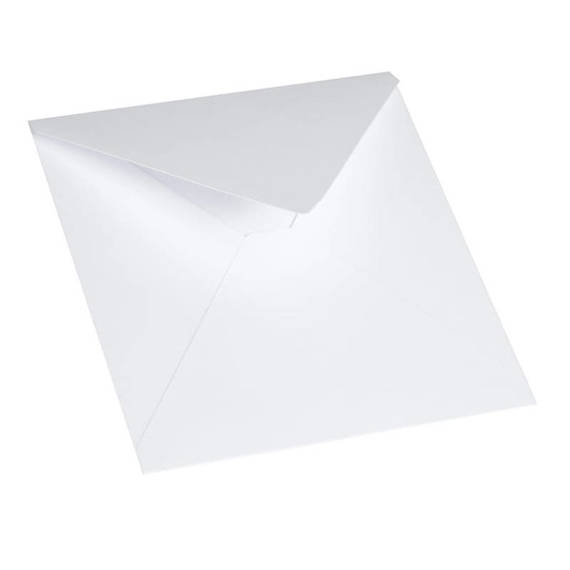 Koperta do kartki biała 15x15 - Rzeczy z papieru