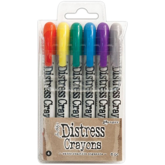 Kredki Distress Crayons - Ranger - Set#4