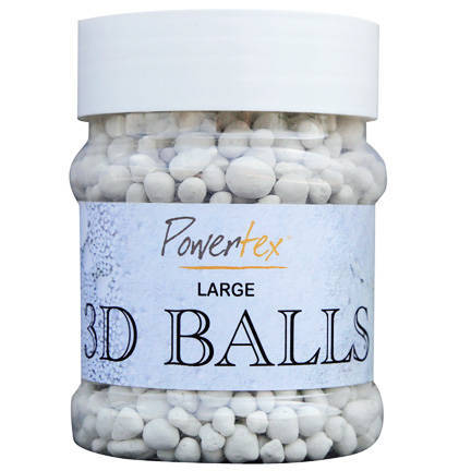 Kulki 3D balls duże 230ml - Powertex mikrokulki  