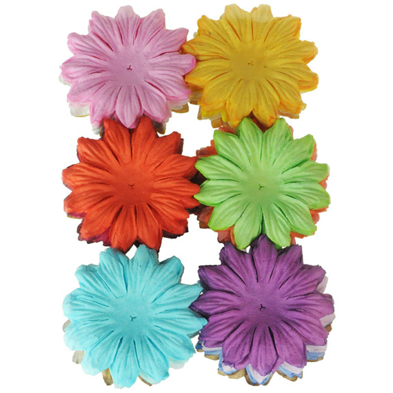 Kwiaty / płatki - mix kolorów - 45mm - 100szt