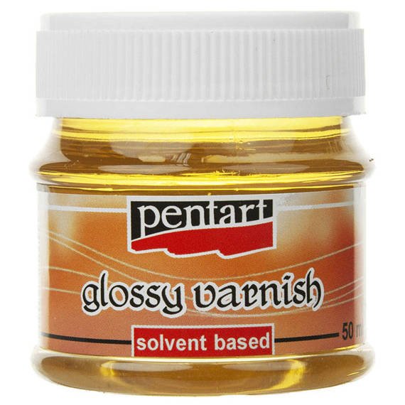 Lakier błyszczący rozpuszczalnikowy Glossy varnish solvent 50ml - Pentart