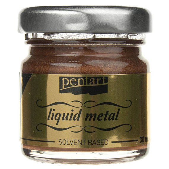 Liquid metal copper - Pentart - płynny metal miedź