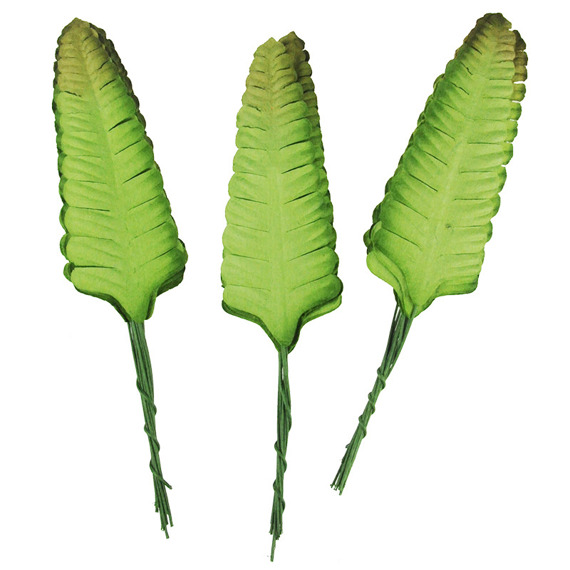 Liście zielone (70mm) - 10szt