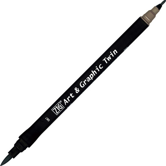 Marker Art & Graphic Twin - Gray Brown 087