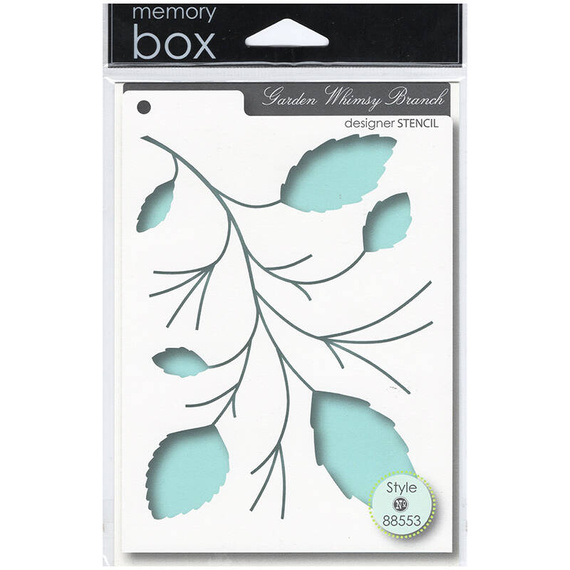 Maska - Memory Box - Whimsy Branch - listki