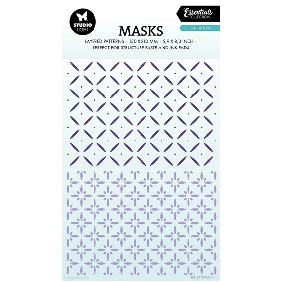 Maska warstwowa - StudioLight - Floral pattern