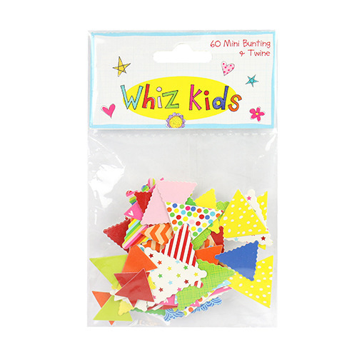 Ozdoby papierowe - Whiz Kids - Bunting - flagi/bannerki