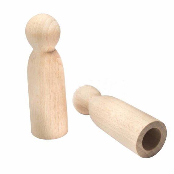 Pacynka drewniana PAN - pionek - peg doll 1szt