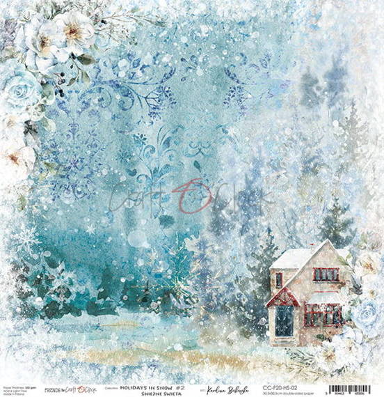 Papier 30,5x30,5 - Craft o'clock - Holidays in Snow 02